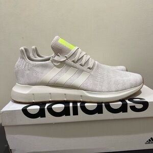 Men Adidas SWIFT RUN 1 Running Athletic Sneaker Shoes Alumina/Lucid Lemon IF3986